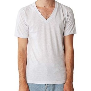 American apparel (old version) light ash v-neck
